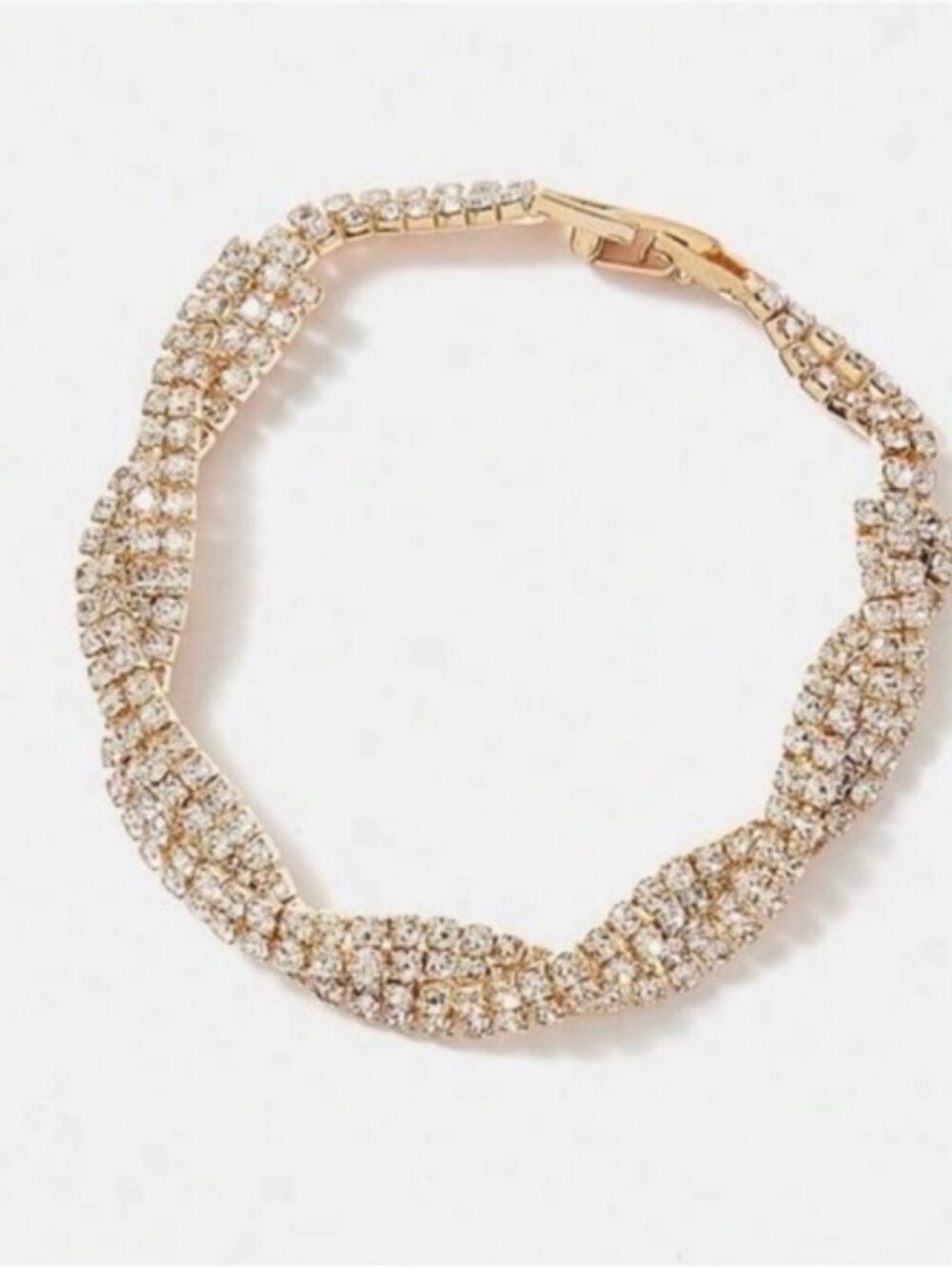 New! Classic Gold Rhinestone Bracelet (3019) NWOT